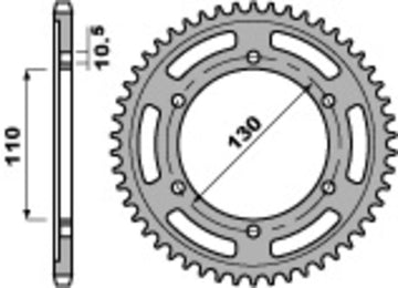 Suzuki V-Strom 800 DE DL800 [PBR] - Standard Kettenrad