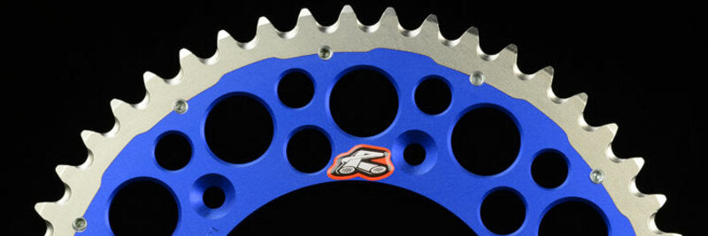 Ktm 890 Duke R [RENTHAL] - TwinColor sprocket aluminum self-cleaning bi-component - 520