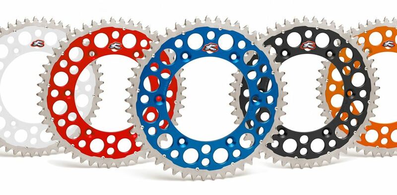 Ktm Exc 200 [RENTHAL] - TwinColor Kettenrad Aluminium selbstreinigend Bi-component  - 520