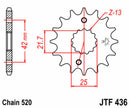 Suzuki RG 250 Gamma [JT SPROCKETS] - Motorradritzel-2