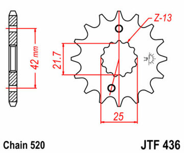 Suzuki RG 250 Gamma [JT SPROCKETS] - Motorradritzel - 0