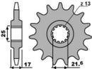 Honda CMX 500 Rebel PC56 [PBR] - Standard steel pinion-2