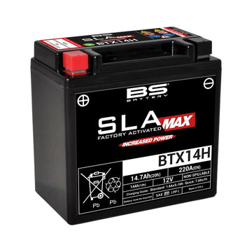 Moto Guzzi V 7 Café Classic [BS BATTERY] - SLA Max Wartungsfreie Batterie Werkseitig aktiviert - BTX14H