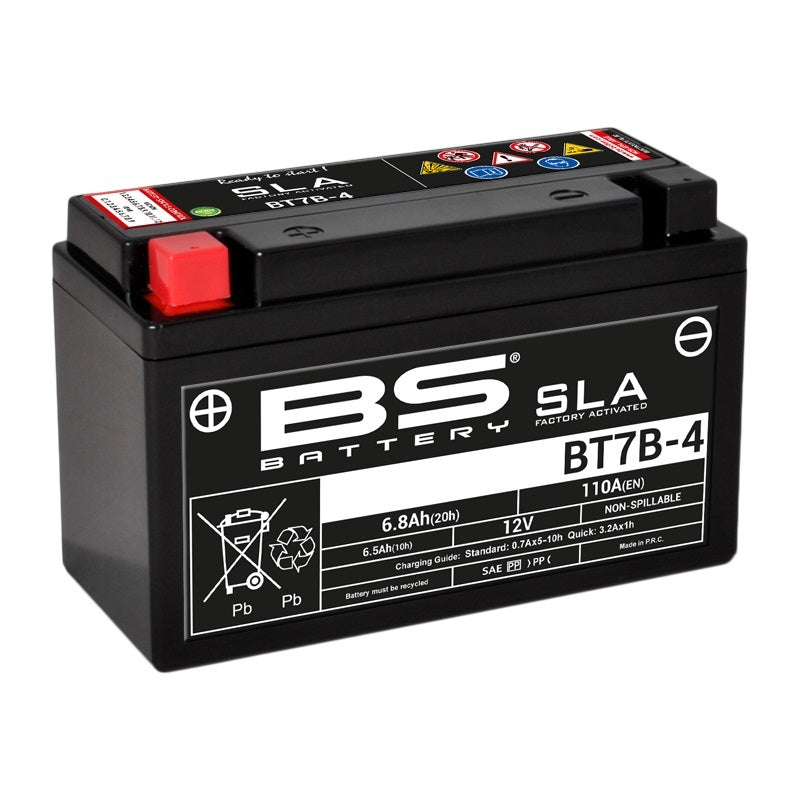 Triumph Daytona 675 [BS BATTERY] - SLA Maintenance Free Battery Factory Activated - BT7B-4