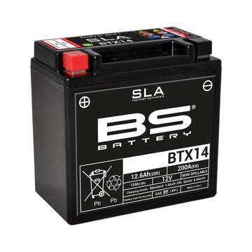 Moto Guzzi V 7 Iii Carbon [BS BATTERY] - SLA Wartungsfreie Batterie Werkseitig aktiviert - BTX14