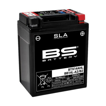 Suzuki Dr 750 [BS BATTERY] - SLA Wartungsfreie Batterie Werkseitig aktiviert - BTX14AHL / BB14L-A2/B2