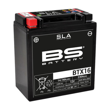 Kawasaki Vn 1600 Mean Streak [BS BATTERIJ] - SLA Onderhoudsvrije batterij fabrieksgeactiveerd - BTX16