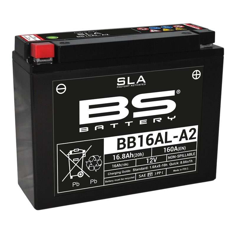 Ducati Monster 750 [BS BATTERY] - SLA Wartungsfreie Batterie Werkseitig aktiviert - BB16AL-A2
