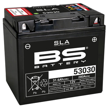 Moto Guzzi Sp 1000 [BS BATTERIJ] - SLA Onderhoudsvrije batterij fabrieksgeactiveerd - 53030
