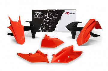 KTM 450 EXC F [2017-2019] - Plastik-Kit Originalfarbe (2017) orange/schwarz KTM