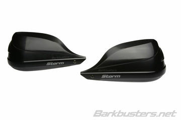Suzuki GSX 800 S [BARKBUSTERS] - Storm Handguard Set Single Point Clamp Mount-Stuuruiteinde Zwart