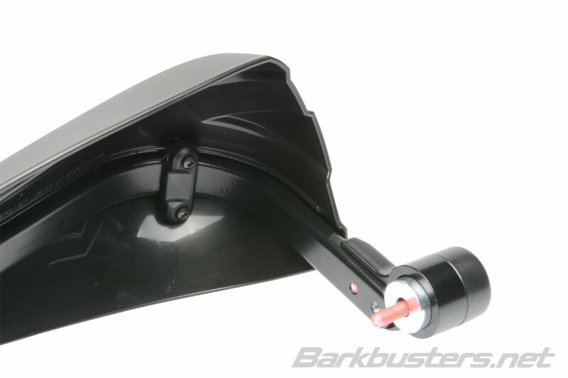 Kawasaki Z 900 [BARKBUSTERS] - Storm Hanguads Set Single Point Clamp Mount-Stuuruiteinde Zwart