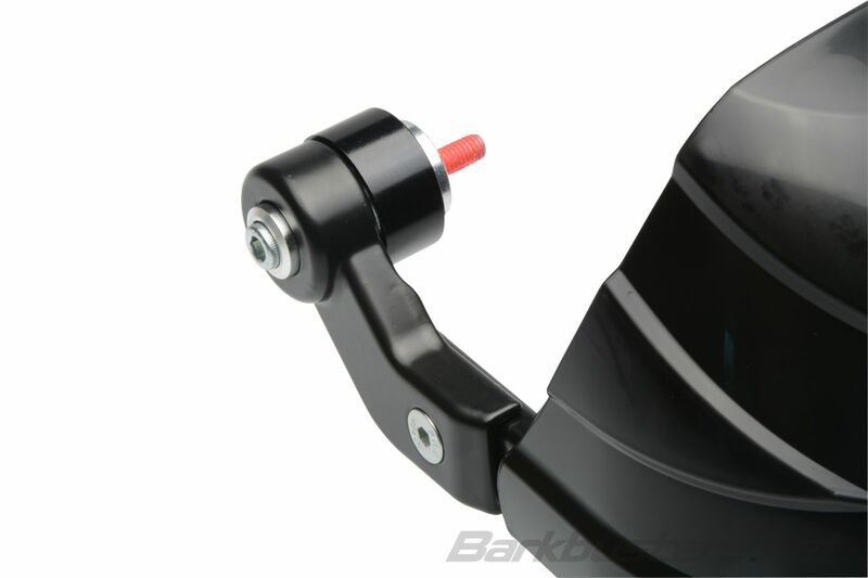 Kawasaki Z 900 [BARKBUSTERS] - Storm Hanguads Set Single Point Clamp Mount-Stuuruiteinde Zwart