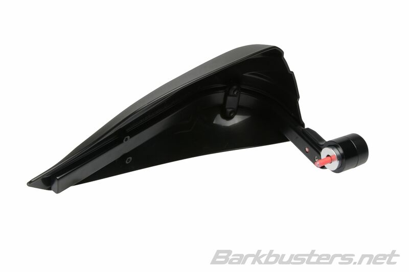 Kawasaki Z 900 [BARKBUSTERS] - Storm Hanguads Set Single Point Clamp Mount-Stuuruiteinde Zwart
