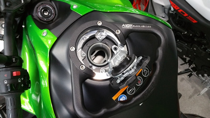 Kawasaki Z H2 [A-SIDER] - Black Edition Tankgreep 4 schroeven zwart Kawasaki