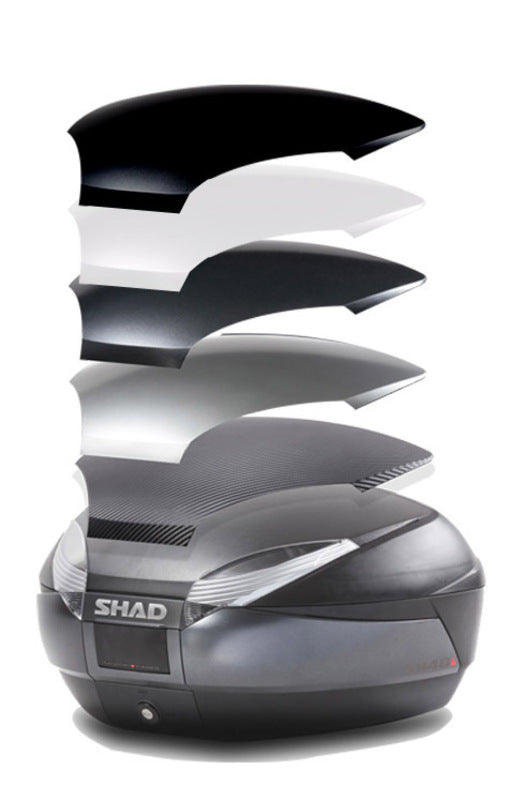 Kymco Agility 125 [SHAD] - SH48DG topkoffer - donkergrijs/zwart
