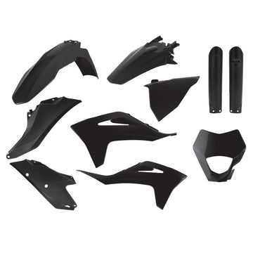 GAS GAS EC 350 F [2021-2023] - Plastik-Kit Schwarz GasGas EC