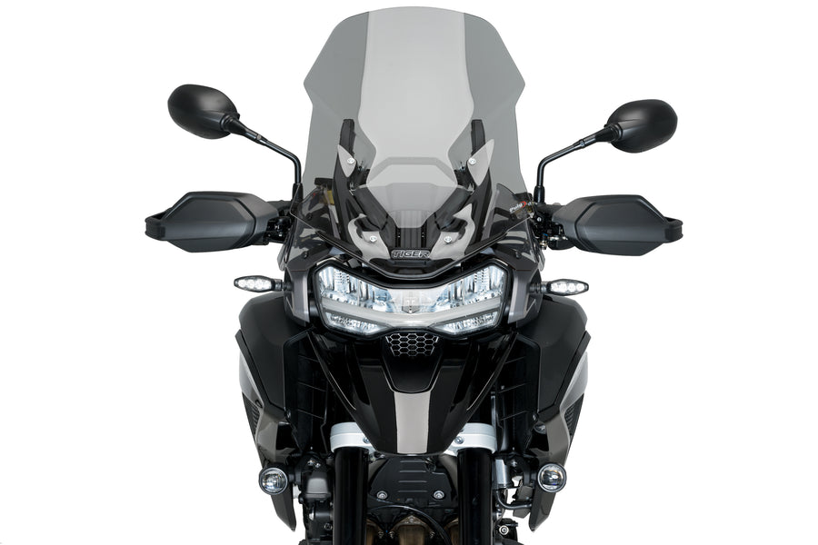 TRIUMPH TIGER 1200 RALLY PRO [2025] – Windscherm uitgeschoven – zwaar getint