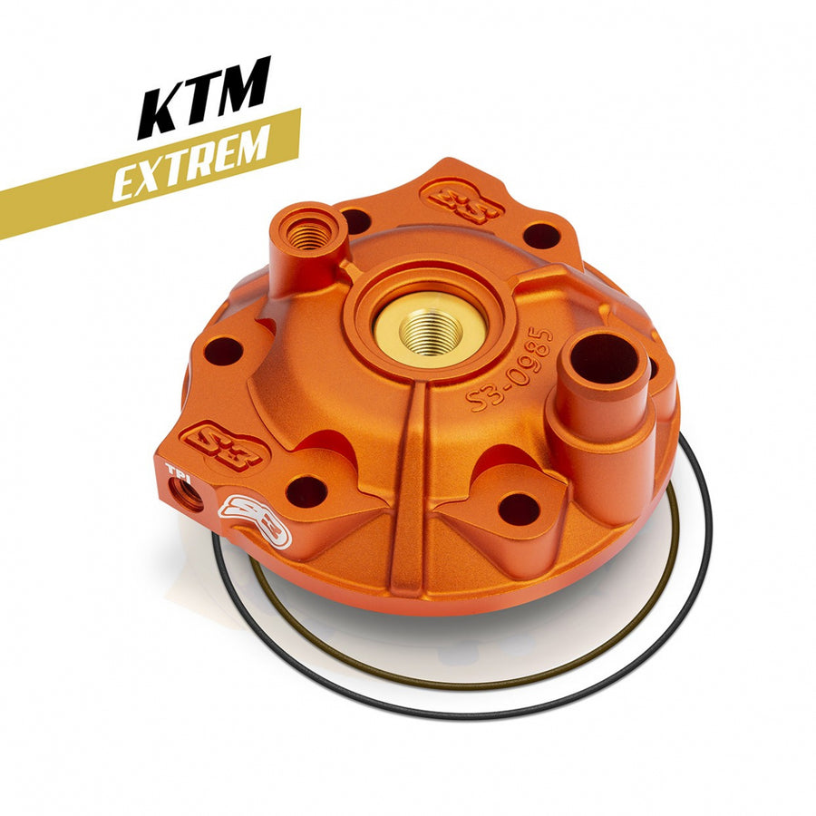 KTM 250 EXC TPI [2018-2022] - Extreme Enduro Cylinder Head & Insert Kit Low Compression - Orange KTM/Husqvarna