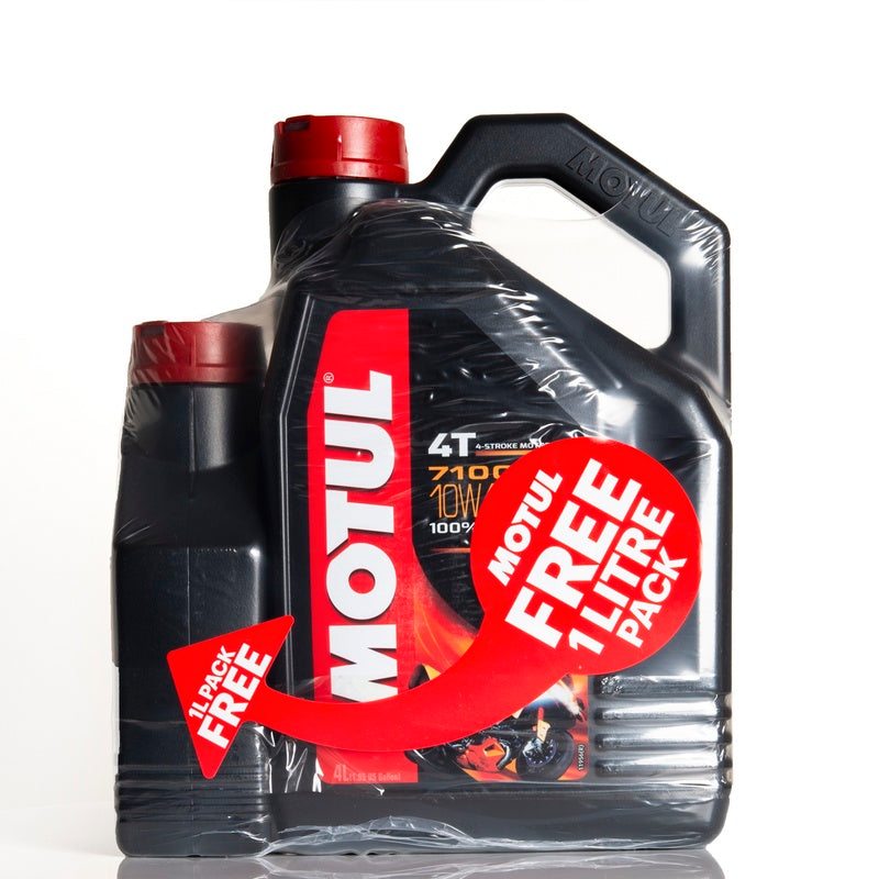 Synthetische motorfiets Motorolie 10W40 4T 5L - MOTUL 7100