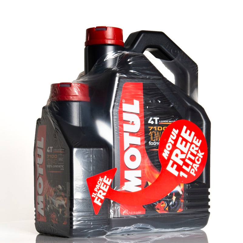 Synthetische motorfiets Motorolie 10W40 4T 5L - MOTUL 7100
