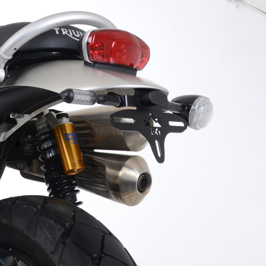 Triumph Scrambler 1200 XC ABS [2019-2021] - License Plate Holder - Black Triumph 1200 Scrambler XC/XE