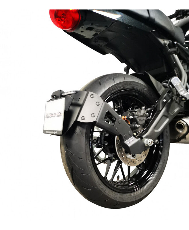 Kawasaki Z 650 [ACCESS DESIGN] - ''Wiel gemonteerd'' Kentekenplaathouder - Zwart Kawasaki Z650RS