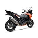 Ktm Super Adventure 1290 [IXIL] - MXT silencer stainless steel / end cap black - EM3089SS