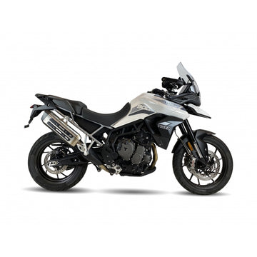 Triumph Tiger 900 Rally [IXIL] - MXT demper RVS / eindkap zwart - Triumph Tiger 900/GT/Rally - ET4066SS