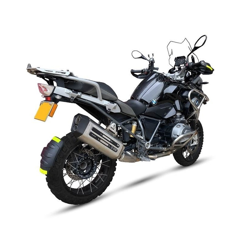 Bmw R 1250 Gs Adventure [IXIL] - MXT Endtopf Edelstahl / Endkappe schwarz - EB5095SS
