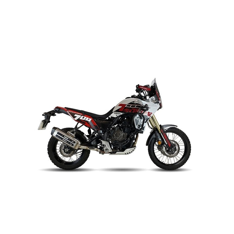 Yamaha Tenere 700 [IXIL] - MXT Endtopf Edelstahl / Endkappe schwarz - EY9067SS