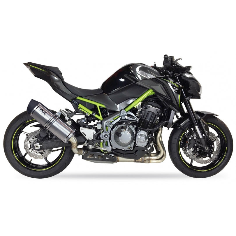 Kawasaki Z 900 A2 ABS ZR900D [2018-2019] - Hexoval silencer stainless steel / end cap black