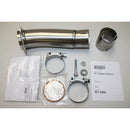 Suzuki SV 650 S [2006-2012] - Hexoval end pot stainless steel / end cap stainless steel black - OS8056VSE