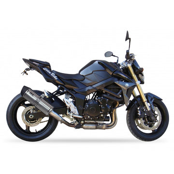 Suzuki Gsx-S 750 [IXIL] - Hexoval Endtopf Edelstahl / Endkappe Edelstahl schwarz - OS8062VSE