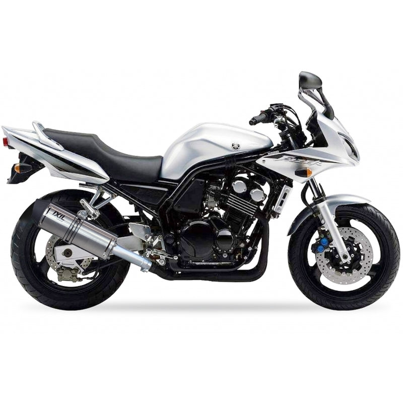Yamaha 600 Fazer [IXIL] - Hexoval muffler stainless steel / end cap stainless steel black - OY9063VSE