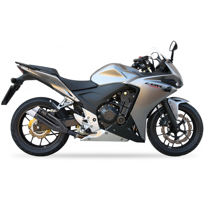 Honda CBR 500 R ABS PC44 [2013-2015] - Hyperlow demper RVS zwart / eindkap aluminium - XH6333XB