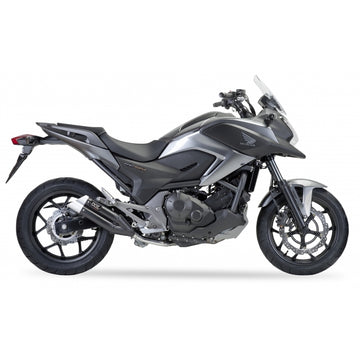 Honda Nc 750 X Dct [IXIL] - Hyperlow Endtopf Edelstahl schwarz / Endkappe Aluminium - XH6362XB - 0