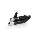 Suzuki Gsf 650 Bandit Abs [IXIL] - Hyperlow Endtopf Edelstahl schwarz / Endkappe Aluminium - XS8357XB