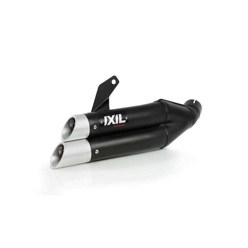 Suzuki Gsf 650 Bandit [IXIL] - Hyperlow Endtopf Edelstahl schwarz / Endkappe Aluminium - XS8357XB