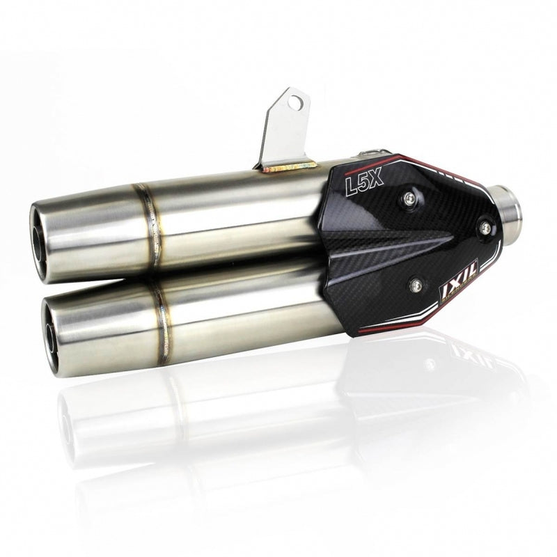 Kymco Ak 550 [IXIL] - L5X Komplettanlage Edelstahl poliert / Edelstahl poliert - XK0350XS