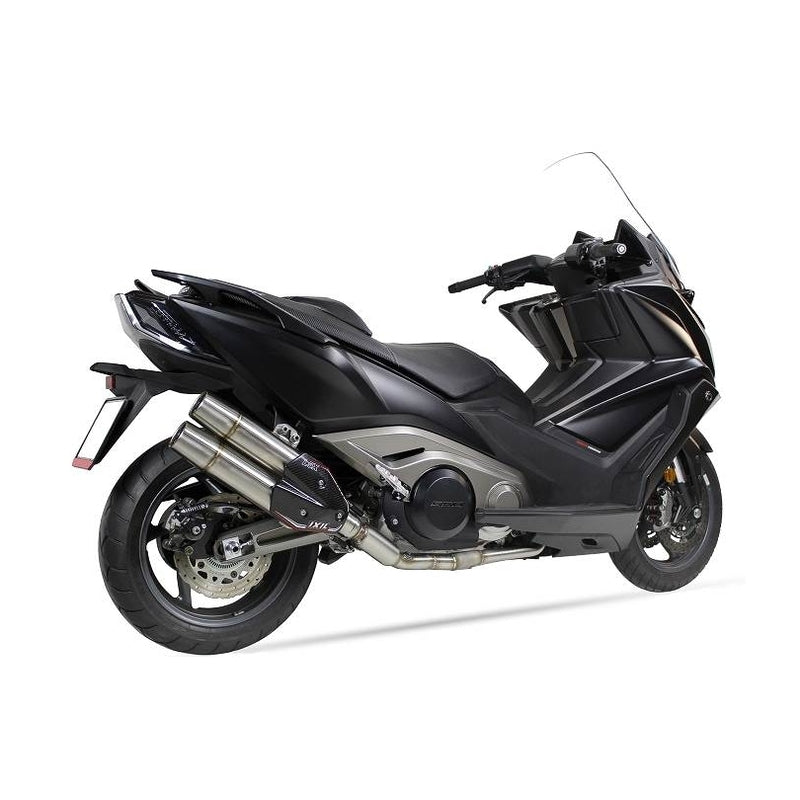 Kymco Ak 550 [IXIL] - L5X Komplettanlage Edelstahl poliert / Edelstahl poliert - XK0350XS