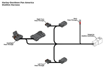 Harley-Davidson Pan America 1250 RA1250 [DENALI] - Kabeladapter für Beleuchtungssteuerung - 0