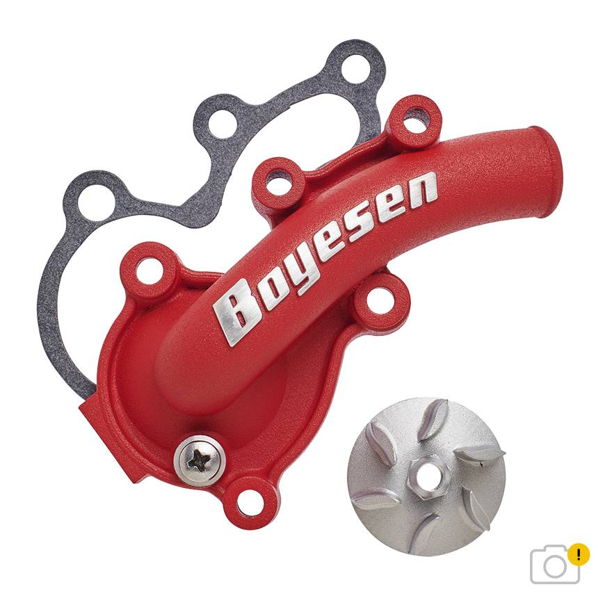 HUSQVARNA FC 450 [2016-2022] - SuperCooler waterpompdeksel + impellerset - Rood