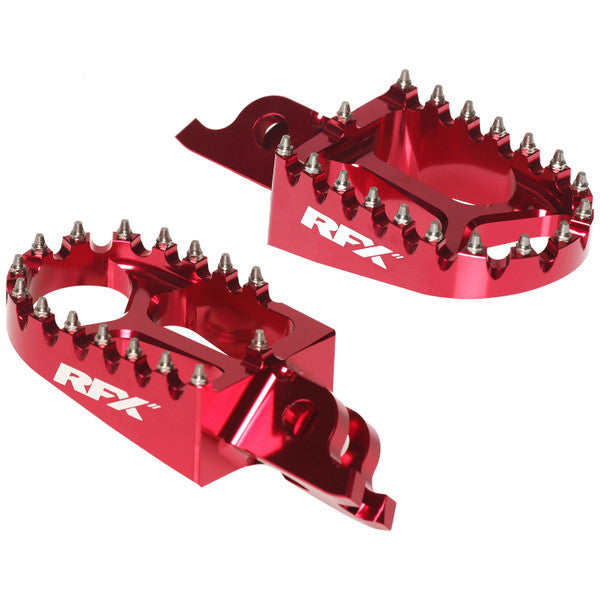 KTM 300 EXC SIX Days [2024-2025] - Pro Series CNC aluminium voetsteunen - rood