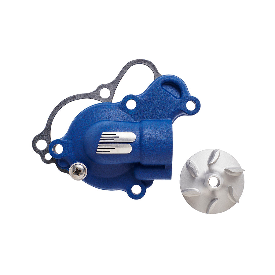 KAWASAKI KX 450 [2024-2026] - Supercooler Kit - Waterpompdeksel blauw met waaier