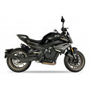 CF Moto 800 NK Advanced [2023-2024] - RC3B Slip-On Demper RVS Zwart