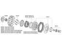 Vespa PX 150 [1978-1997] - racing clutch with Z23 sprocket with helical teeth