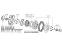Vespa PX E Arcobaleno Electric Starter 150 [1981-1997] - racing clutch with Z22 sprocket with helical teeth