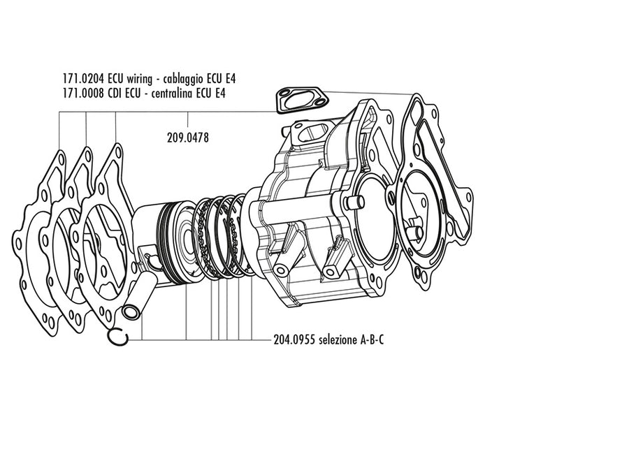 Vespa GTS 125 I-GET Super [2020] - Zylinder Kit