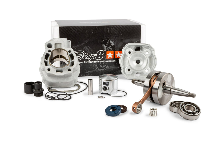 Fantic XM 50 2T - Motorpack Zylinder Auspuff Big Racing 77ccm